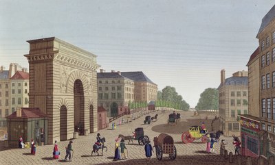 The Porte Saint Martin by Henri Courvoisier Voisin